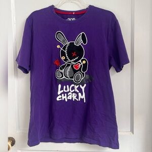 BKYS Lucky Charm Purple Bunny T
Shirt Size Men's Medium